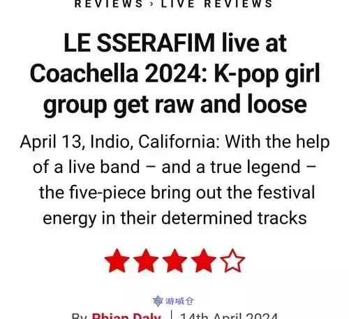 LE SSERAFIM的科切拉舞台受到Billboard好评!但韩媒却称她们为”音痴” LE SSERAFIM的科切拉舞台受到Billboard好评!但韩媒却称她们为”音痴”