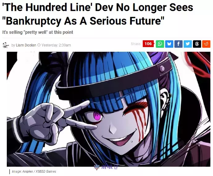 小高和刚：《百日战纪》销量不错，已不再担心公司破产