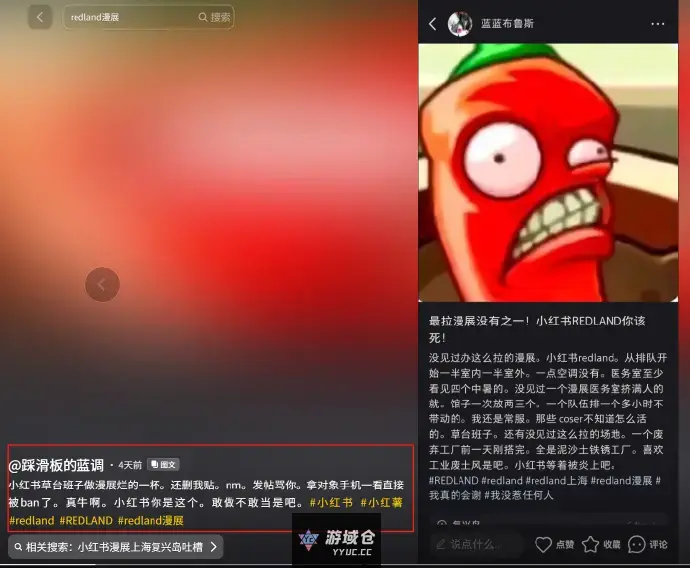 小某书漫展，买家秀与卖家秀