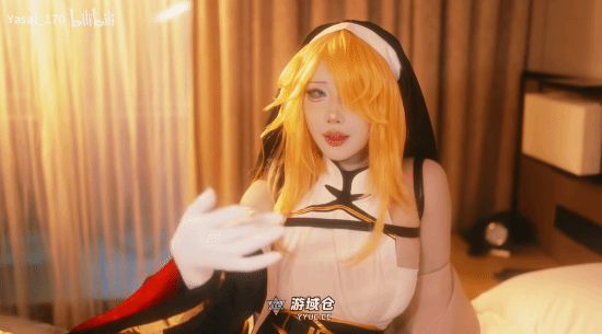 韩援Yasal性感COS奥莱娅美图：大雷丰满 黑丝真放热情!