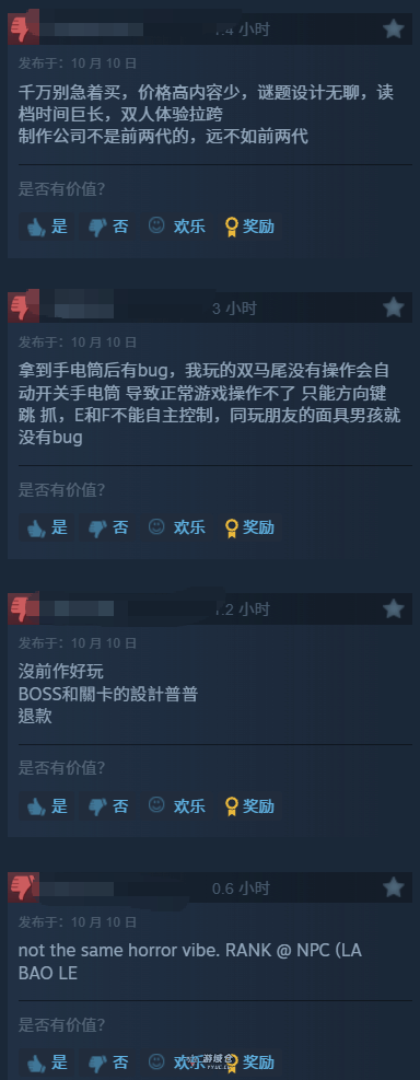 《小小梦魇3》Steam多半好评！价格高内容少
